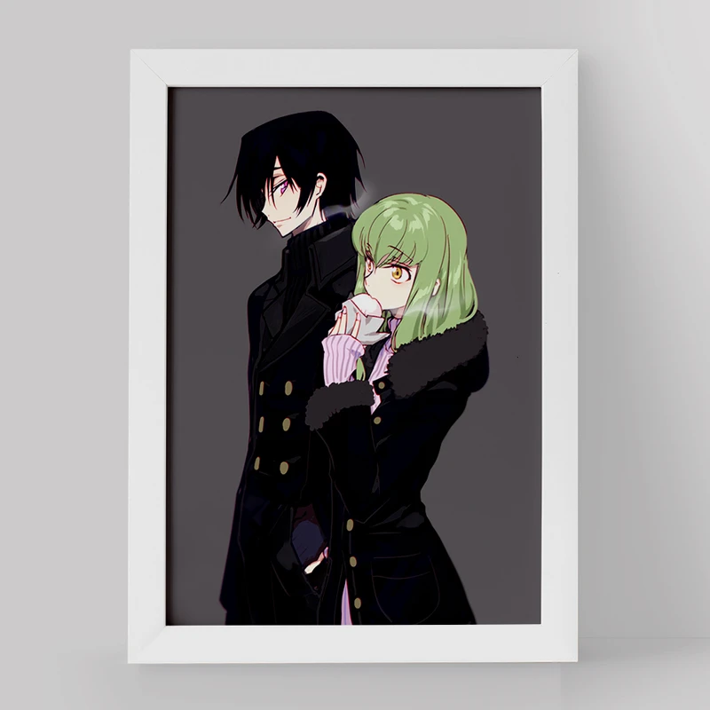 تابلو خندالو مدل لولوش و سی سی انیمه کد گیاس Code Geass کد 13058