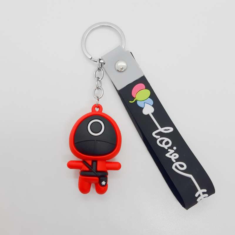 جاکلیدی مدل اسکوئید گیم بند دار کد 00014 جاکلیدی مدل اسکوئید گیم بند دار کد 00014