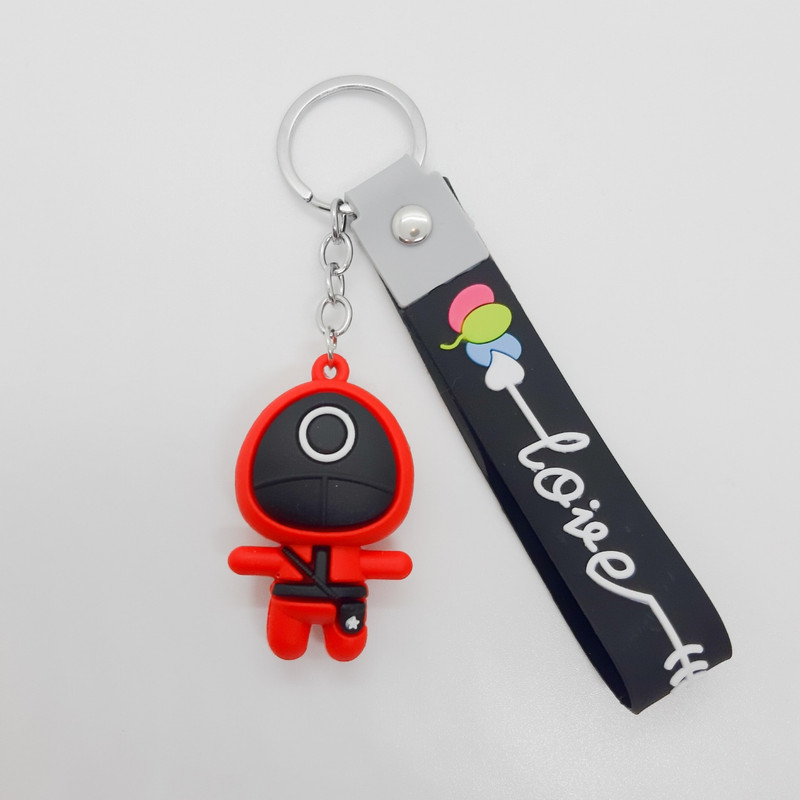 جاکلیدی مدل اسکوئید گیم بند دار کد 00014 جاکلیدی مدل اسکوئید گیم بند دار کد 00014