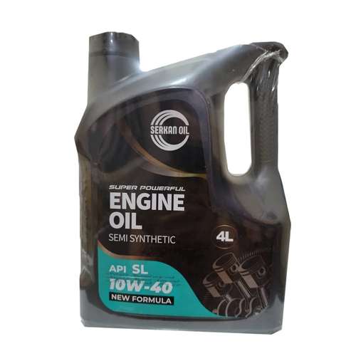 روغن موتور خودرو سرکان مدل SL10 W-40 حجم 4 لیتر 