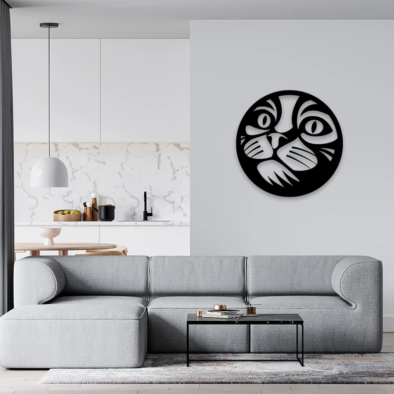 استیکر مدل صورت گربه