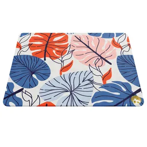 Hoomero Flowers and leaves A5827 Mousepad