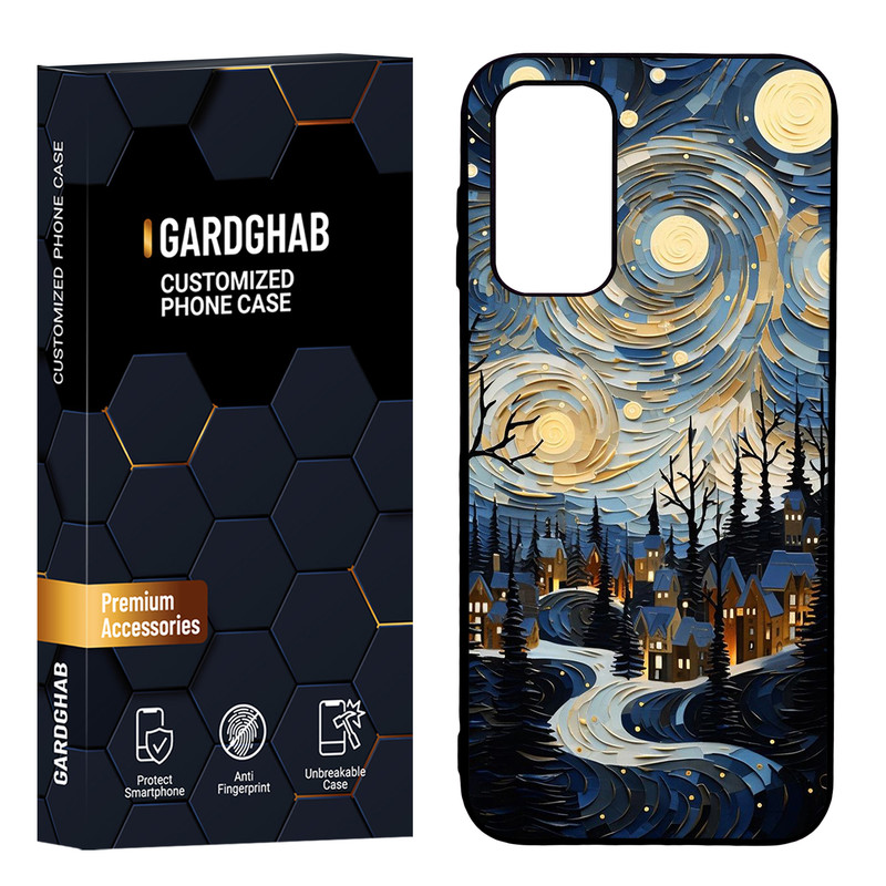 کاور گارد قاب مدل هنری مناسب برای گوشی موبایل سامسونگ Galaxy A14