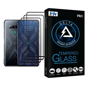 PK Delta Glass MIX003 Screen Protector For Xiaomi Black Shark 4 Pro Pack Of 3