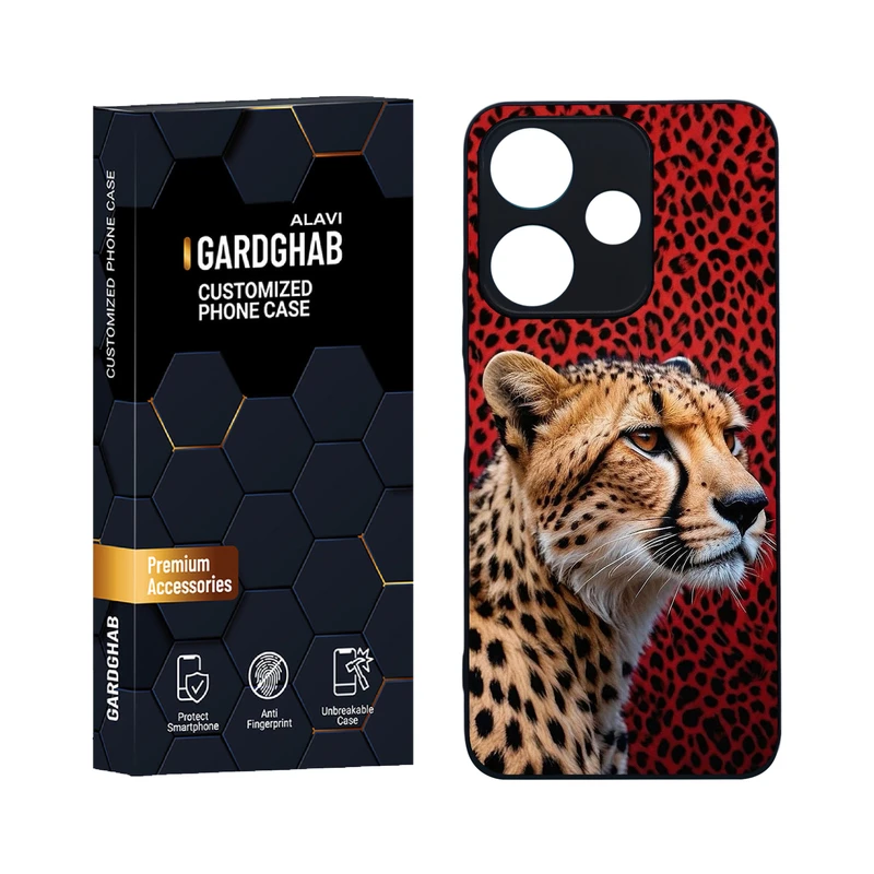 کاور گارد قاب علوی مدل دورژله ای حیوانات مناسب برای گوشی موبایل شیائومی Redmi 13 4G / 5G