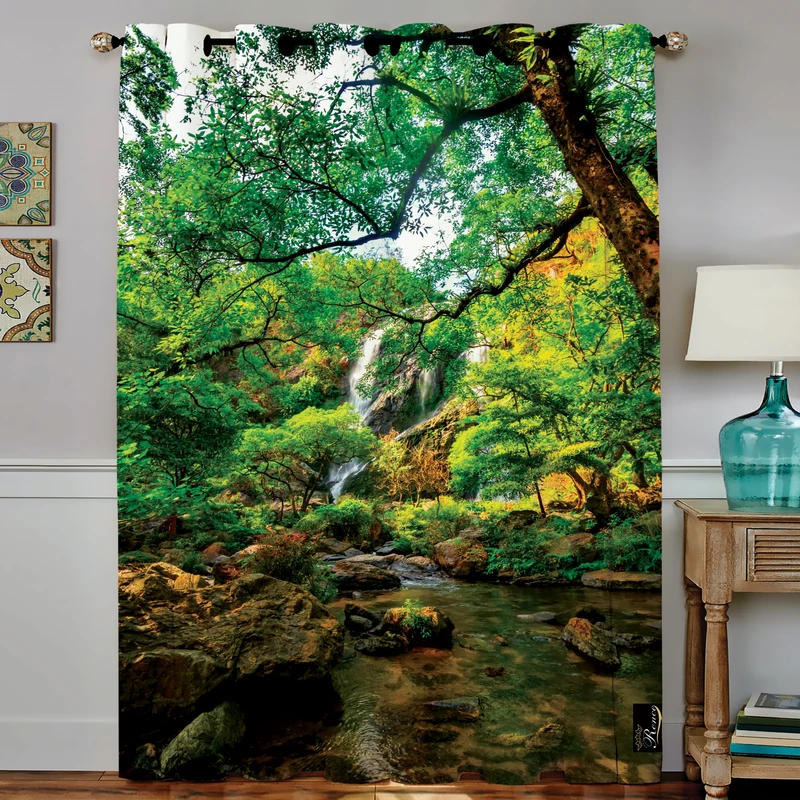 پرده رنس مدل C4-50159 سایز 190x140 سانتی متر