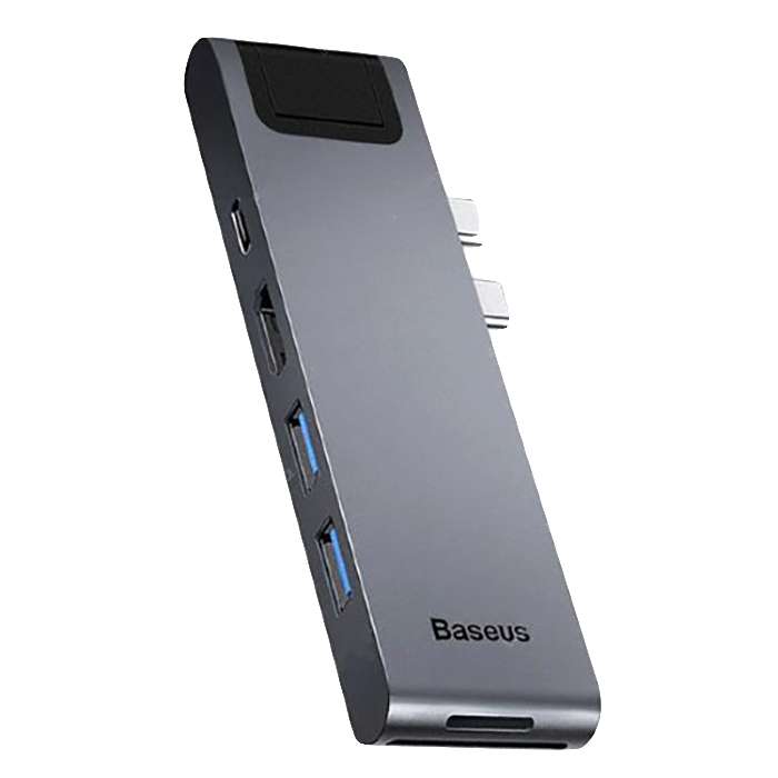هاب 7 پورت USB-C باسئوس مدل CAHUB-L0G هاب 7 پورت USB-C باسئوس مدل CAHUB-L0G