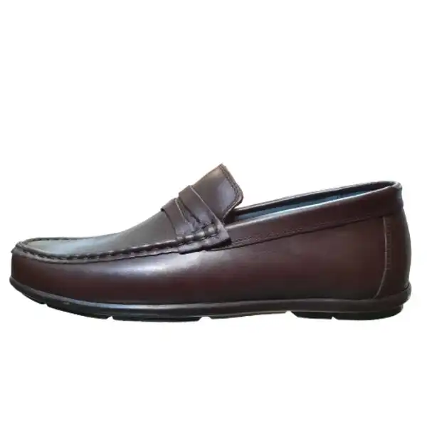 کفش کالج مردانه مدل چرم طبیعی ev6