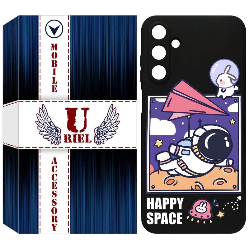 کاور یوریل مدل KSH کد 22 طرح فضانورد مناسب برای گوشی موبایل سامسونگ Galaxy A25