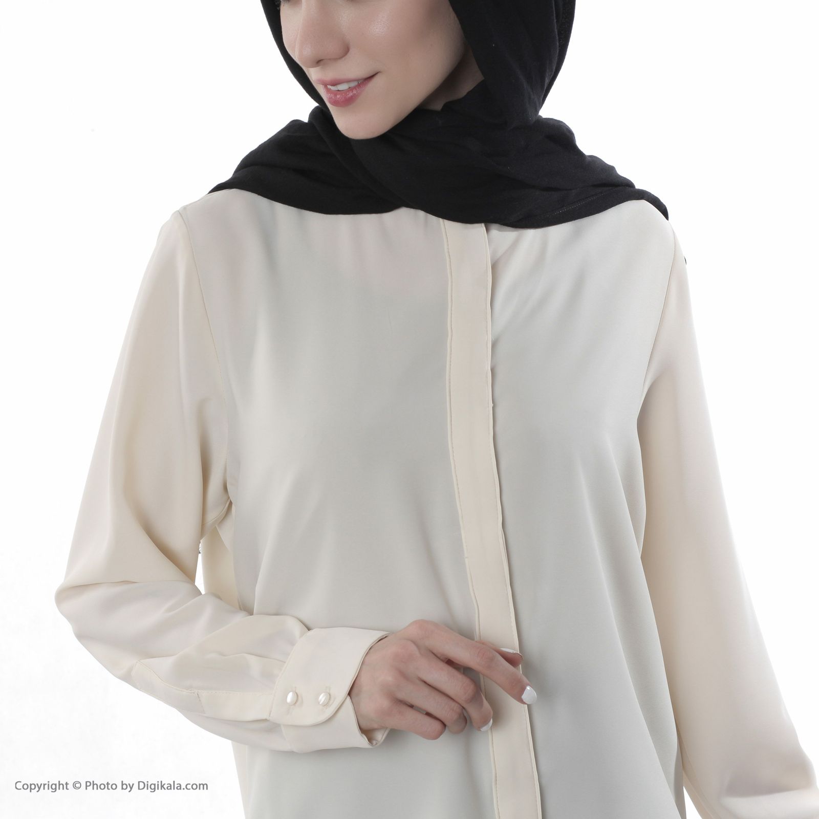 شومیز زنانه زیبو مدل 011315-MILK -  - 7