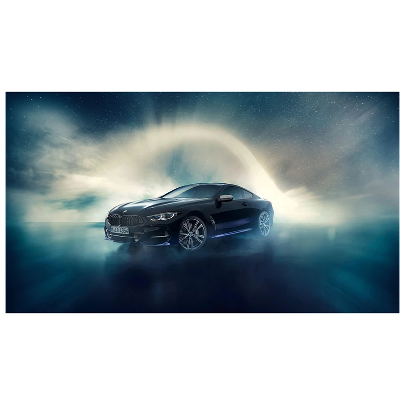 فرش پارچه‌ای مدل کهکشانی بی ام و مدل BMW M850i کد AR3060263