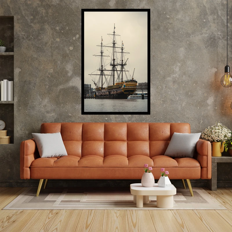 تابلو بکلیت طرح کشتی و دریانوردی مدل  B-bu2625