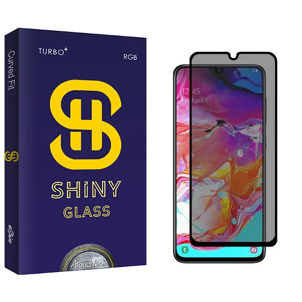 محافظ صفحه نمایش حریم شخصی آتوچبو مدل Shiny مناسب برای گوشی موبایل سامسونگ Galaxy A70