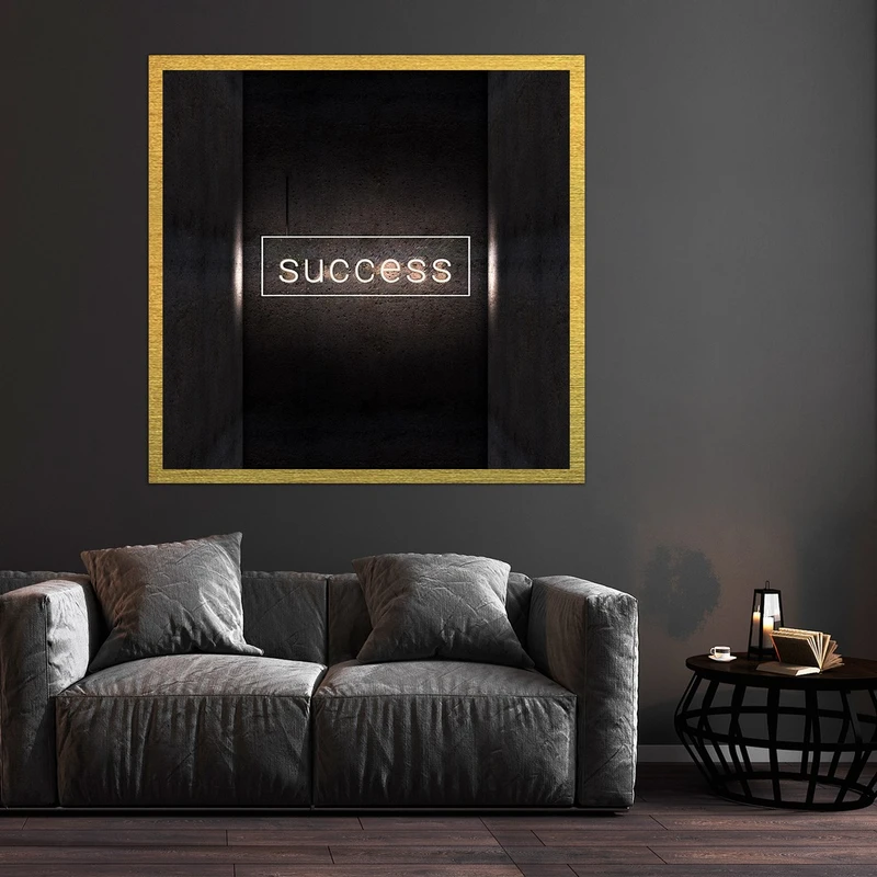 تابلو بکلیت طرح جمله انگیزشی مدل قاب شاسی T-S10375