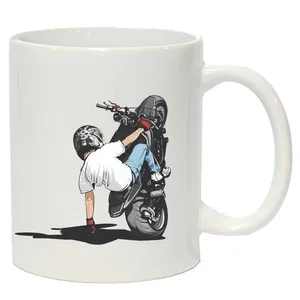 ماگ مدل ساده طرح موتور سوار