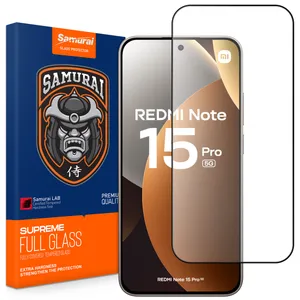 Samurai glass screen protector ovglass model suitable for Xiaomi Redmi Note 15 5G