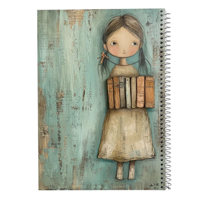 دفتر مشق 50 برگ مدوپد مدل دخترانه کد DF15764