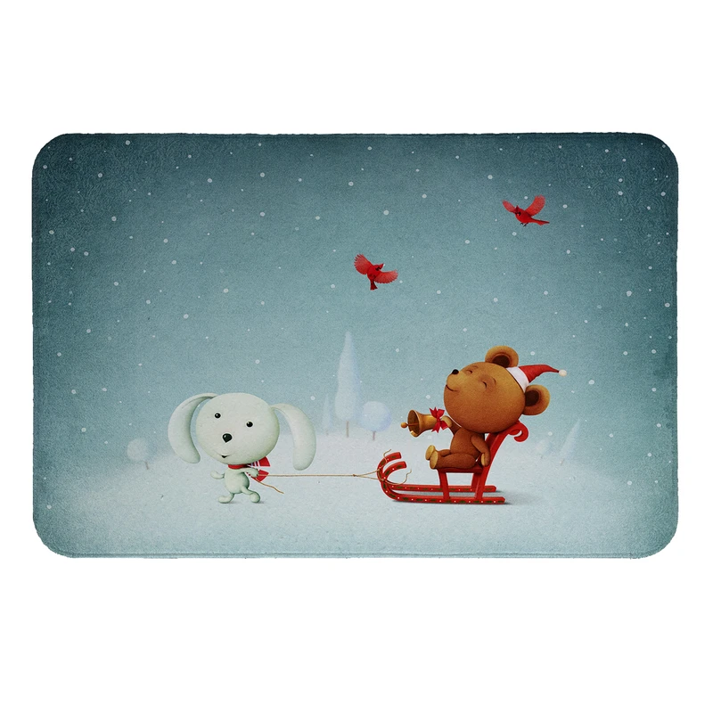 پادری طرح خرس کد 6040 سایز 110 × 80 سانتی متر