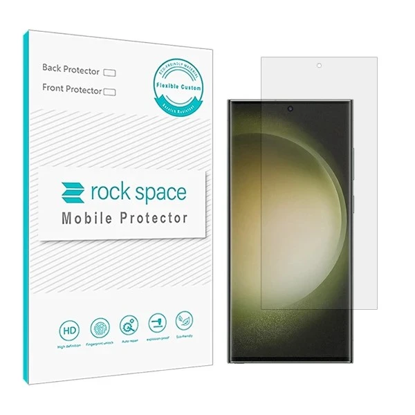 محافظ صفحه نمایش مات راک اسپیس مدل هیدروژلی مناسب برای گوشی موبایل سامسونگ Galaxy S23 Ultra