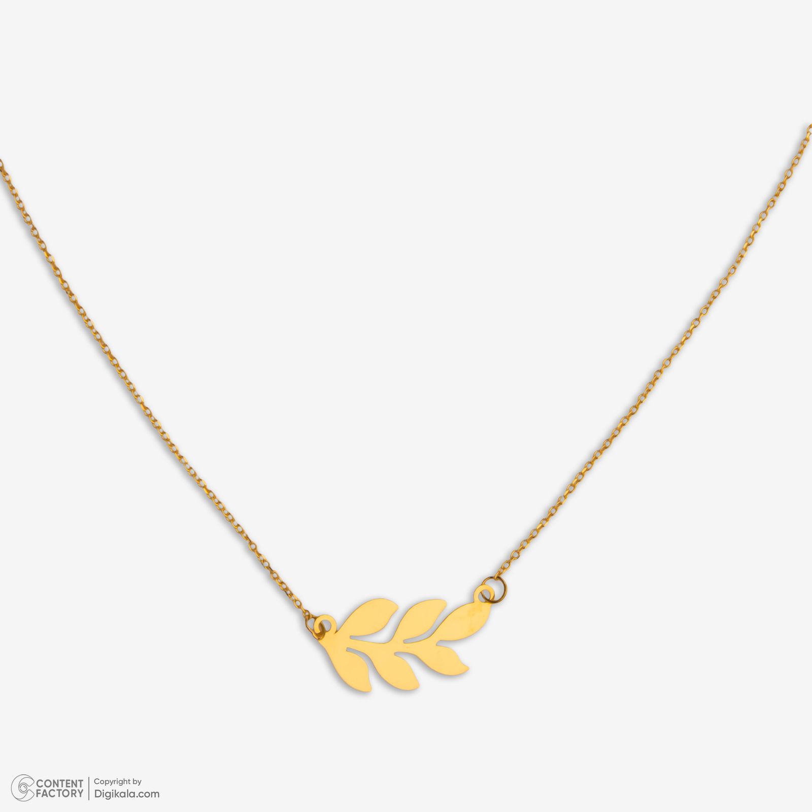 گردنبند طلا 18 عیار زنانه با زنجیر حلقه‌ای (فلامینگو) مایا ماهک مدل MM2175 -  - 2