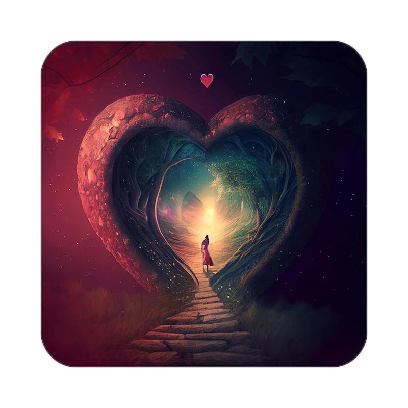 زیر لیوانی کاکتی مدل عاشقانه کد mp11527