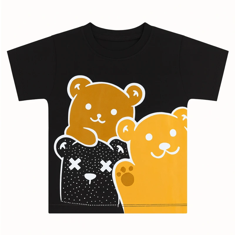 تی‌شرت آستین کوتاه دخترانه مدل RTE