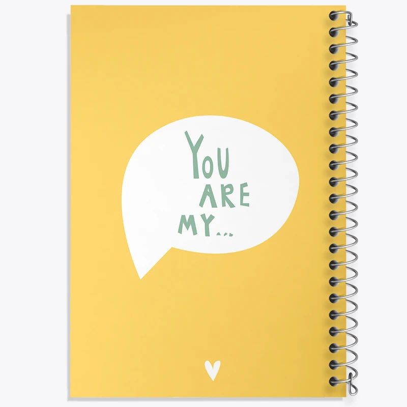 دفتر نت موسیقی 50 برگ خندالو مدل مینیمال کد N158