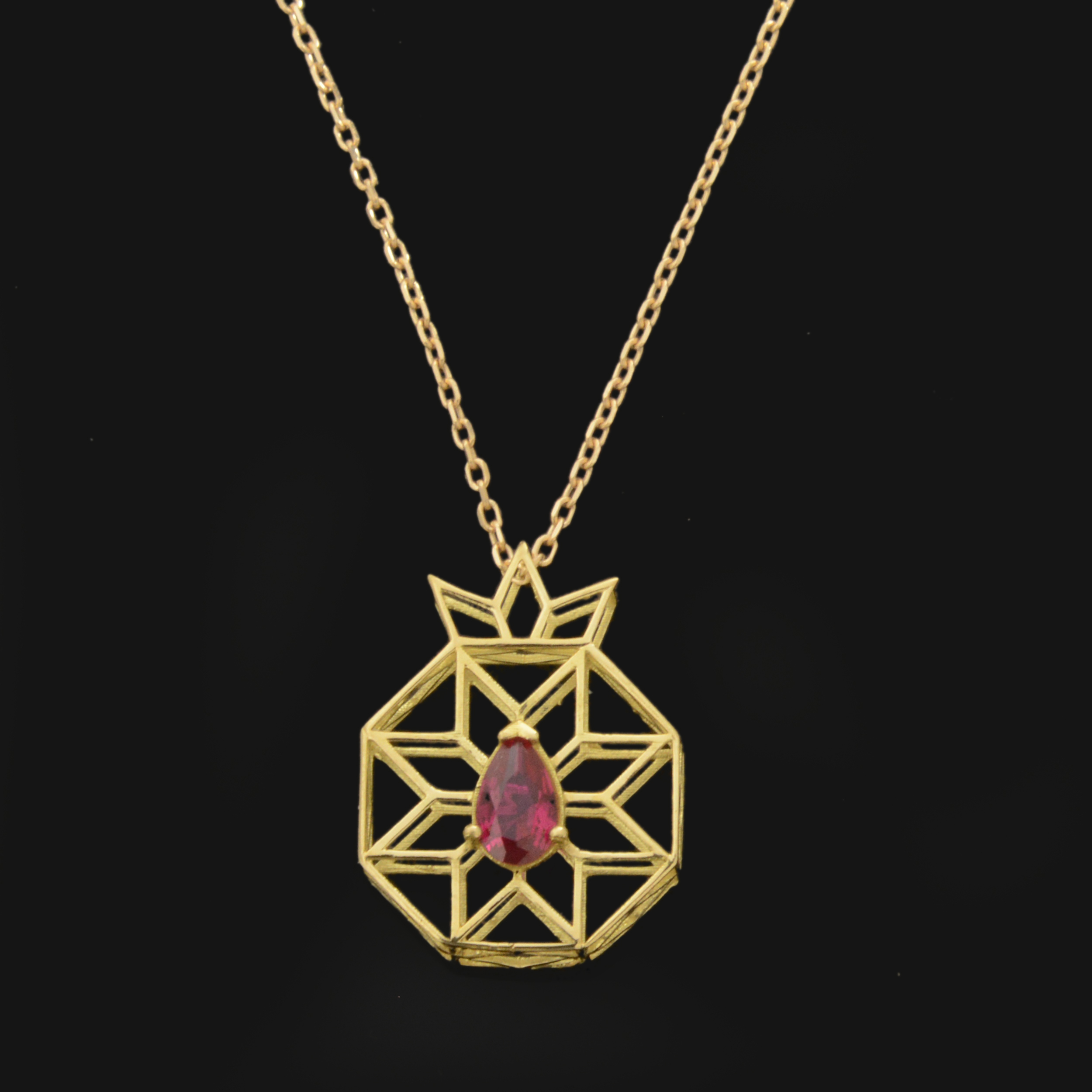 گردنبند طلا 18 عیار زنانه مدل 670143