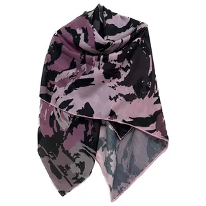 روسری زنانه مدل نخی چهارفصل قواره بزرگ کد 1288