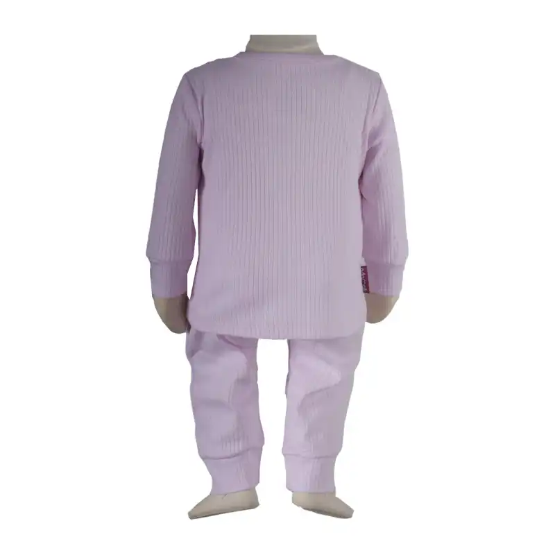 ست بلوز و شلوار نوزادی آدمک کد 1100121 رنگ صورتی