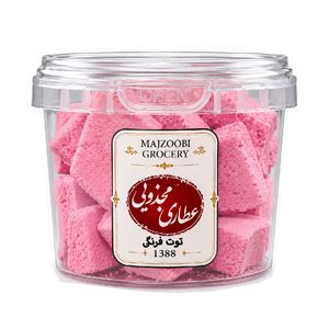 بستنی خشک پفکی توت فرنگی عطاری مجذوبی - 50 گرم