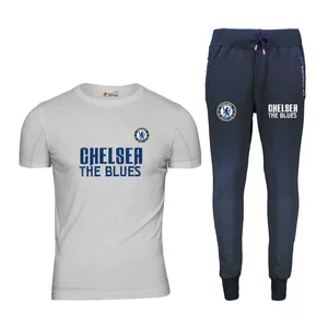 ست تیشرت و شلوار ورزشی مردانه پاتیلوک طرح چلسی کد 400080