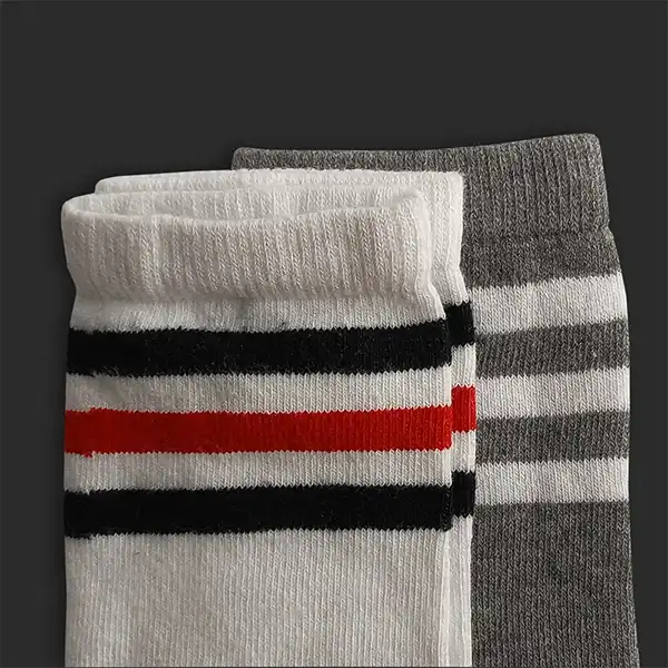 جوراب ساق بلند بچگانه کولزیون مدل SKY-01 مجموعه 2 عددی