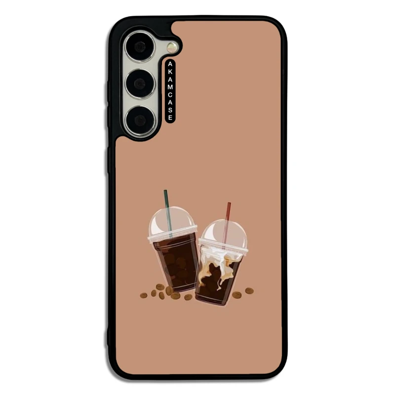 کاور آکام مدل AMC-WSGS23P-COFFEE-26 مناسب برای گوشی موبایل سامسونگ Galaxy S23 Plus