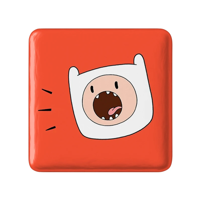 مگنت خندالو طرح فین وقت ماجراجویی Adventure Time  مدل مربعی کد 20827