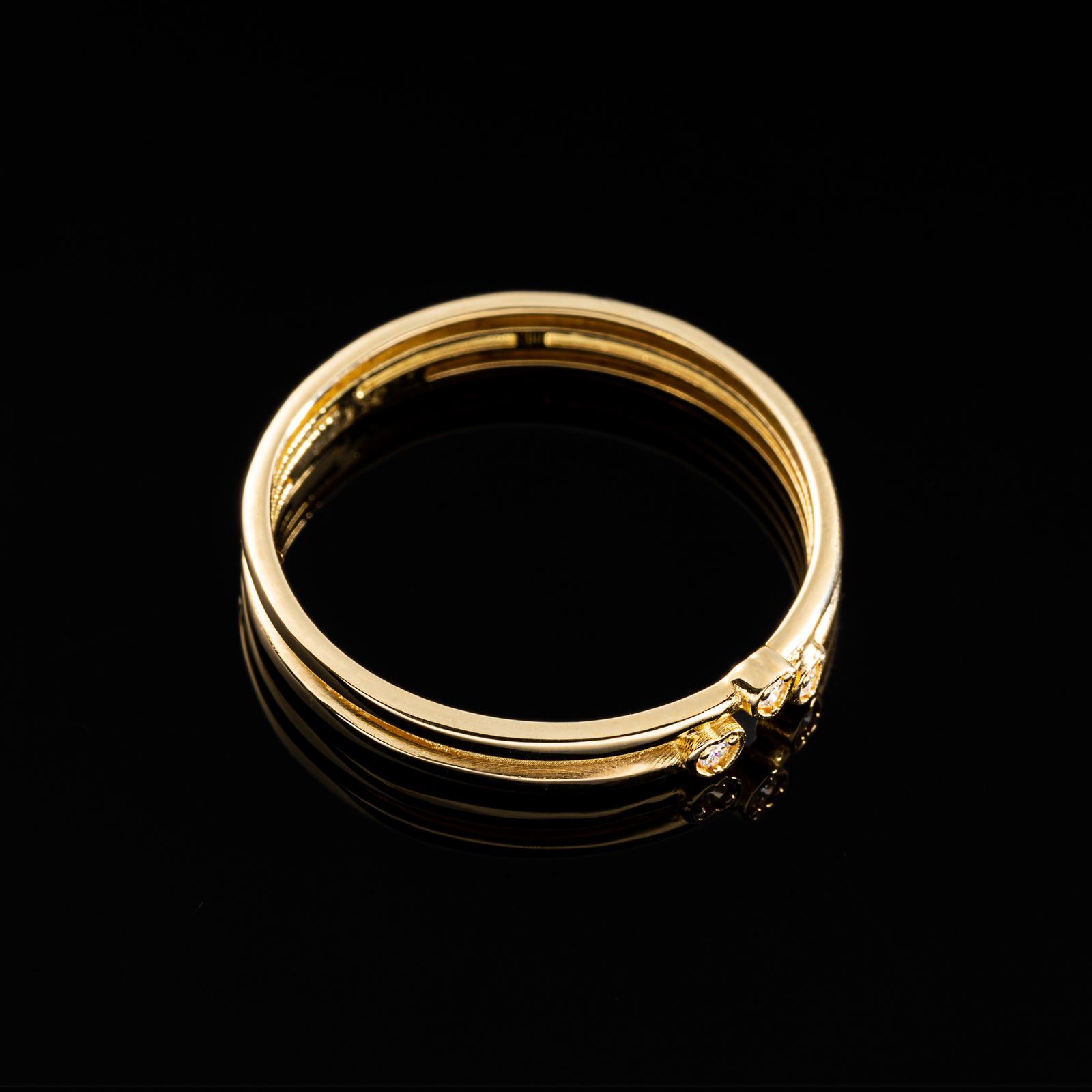 انگشتر طلا 18 عیار زنانه جواهری سون مدل 2730 -  - 2