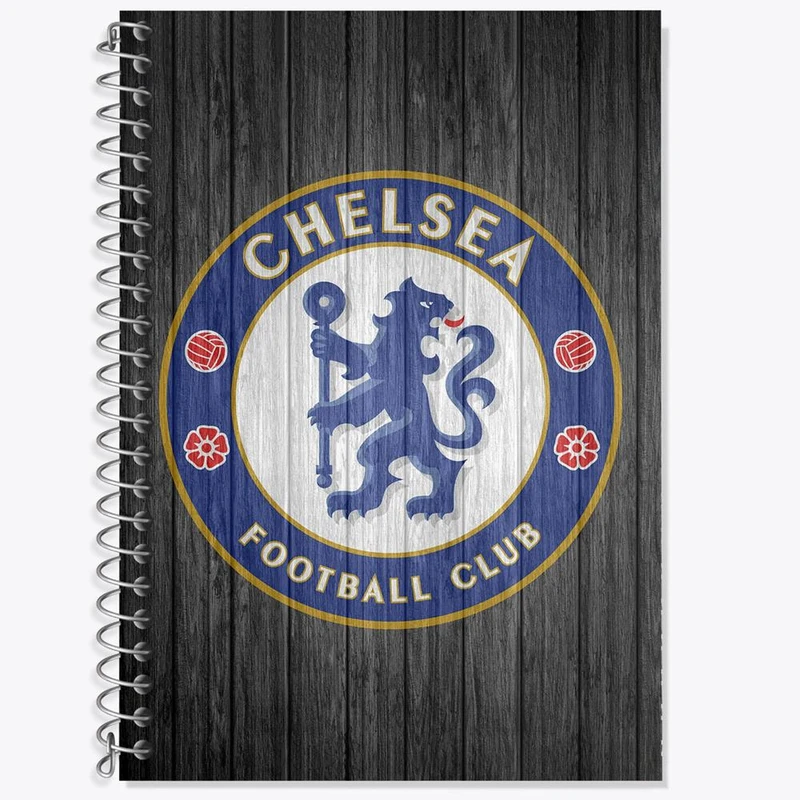 دفتر زبان 50 برگ خندالو مدل دو خط طرح باشگاه چلسی کد 26524