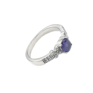 انگشتر نقره زنانه مدل اتمی کد 20460