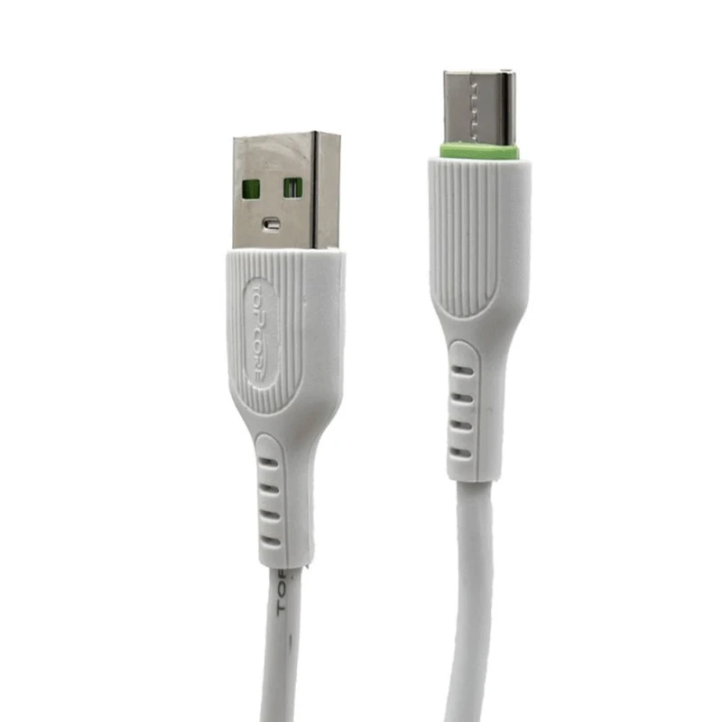 کابل تبدیل USB به USB-C تاپ کور مدل CB23 طول 1.5 متر