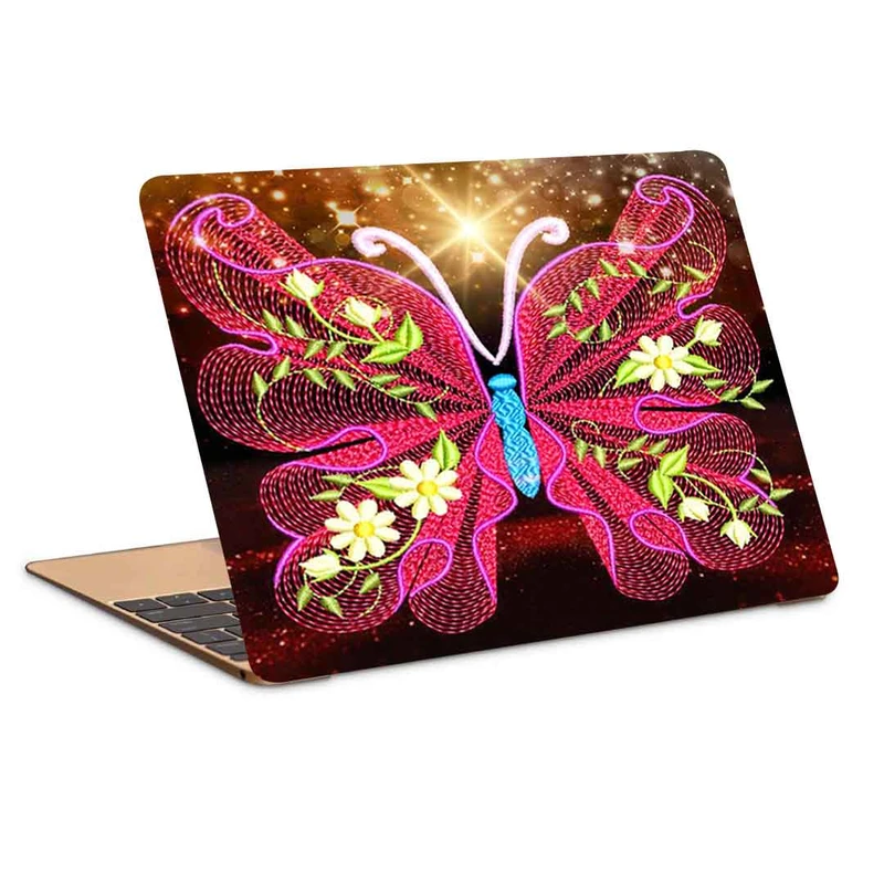استیکر لپ تاپ طرح نقاشی فانتزی پروانه مدل P-281- مناسب برای لپ تاپ 15.6 اینچ