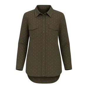 مانتو شومیزی زنانه مدل شیور کد M5300