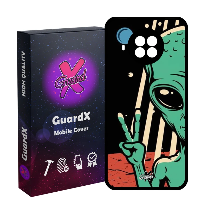 کاور گارد ایکس طرح Alien مدل Glass10499 مناسب برای گوشی موبایل شیائومی  MI 10T Lite/Redmi Note 9 Pro 5G/10I 5G