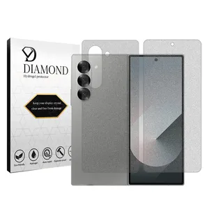 Diamond Tough model matte screen protector suitable for Samsung Galaxy Z Fold6 mobile phone along with the back protector 