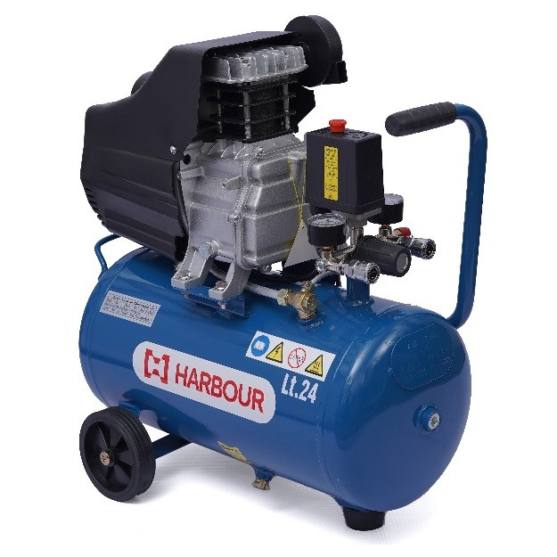 کمپرسور باد هاربر مدل H24L ظرفیت 24 لیتر