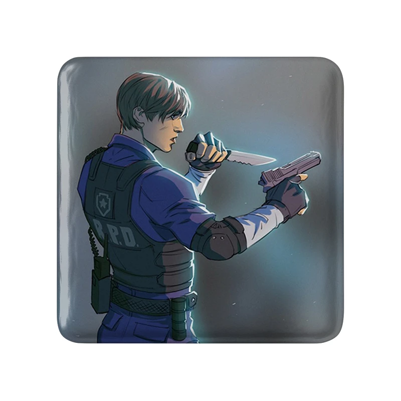 مگنت خندالو طرح بازی رزیدنت اویل (Resident Evil) مدل مربعی کد 31658