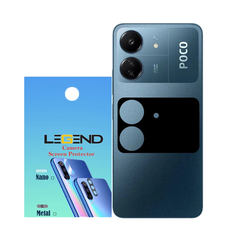 محافظ لنز دوربین لجند مدل A مناسب برای گوشی موبایل شیائومی Poco C65