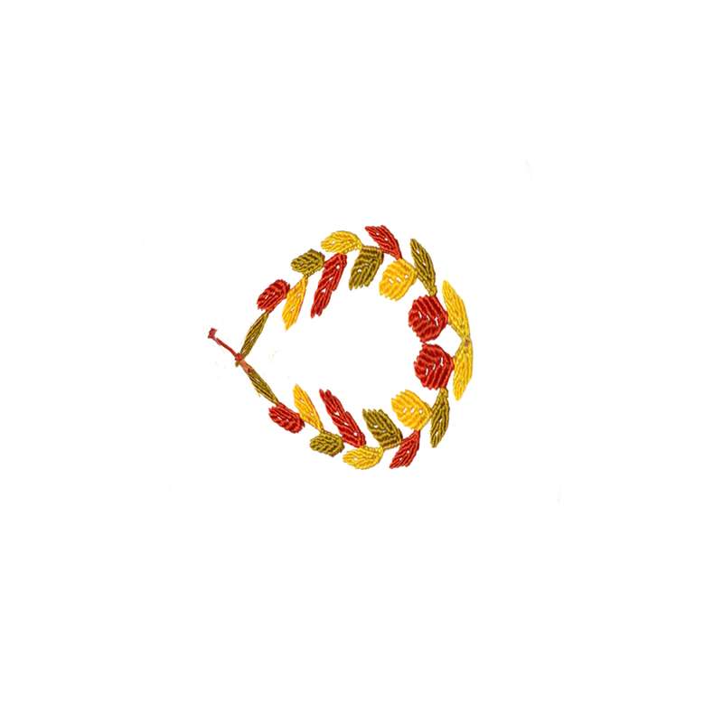 دستبند دخترانه مدل برگ های پاییزی تیناری