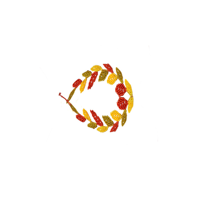 دستبند دخترانه مدل برگ های پاییزی تیناری