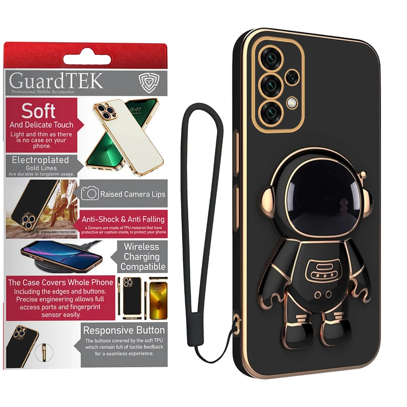 کاور گاردتک آساک مدل Astronaut Strap مناسب برای گوشی موبایل سامسونگ Galaxy A52 به همراه بندآویز