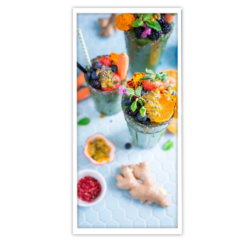 تابلو بکلیت طرح اسموتی هفت میوه مدل W-S3656